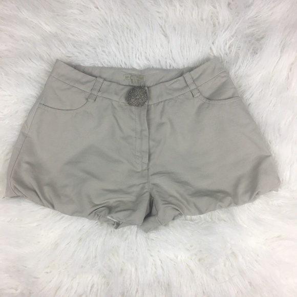 Lerario BeaShorts Women's Size 2 Beige Chino MidRise - Picture 1 of 6